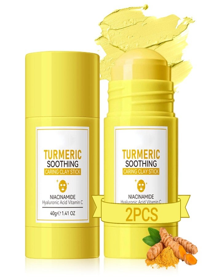 إريندي قناع الطين بالكركم من إيريندي، قطعتان، قناع تنظيف عميق بخلاصة نبات السنتيلا الآسيوية، قناع طيني منظف لتنظيف المسام بعمق، تحسين البشرة، قناع للوجه لعلاج حب الشباب، تقشير لطيف، والتحكم في إفراز الزيوت - Image 1